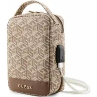 GUESS PU G Cube Travel Universal Bag - brown