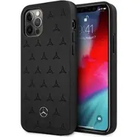 Mercedes Mehcp12lpsqbk Iphone 12 Pro Max 6.7 Leather Stars Pattern Handyhülle