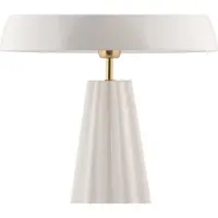 Leitmotiv - Tischleuchte Amplio Xl - Weiß - Ø30cm Tischlampe - Nachttischlampe, Wohnzimmer, Schlafzimmer