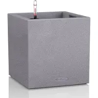 Lechuza 'Canto Stone 30 low', steingrau, ca. 30 x 30 x H 30 cm