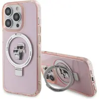 Karl Lagerfeld Klhmp15lhmrskcp Iphone 15 Pro 6.1 Ring Stand Karl&choupettte Handyhülle