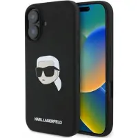 Karl Lagerfeld Liquid Silicone Karl Head Magsafe Iphone 16 Handyhülle