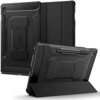 Spigen Rugged Armor Pro Klapphülle für das Samsung Galaxy Tab S10 FE / S9 FE - Schwarz