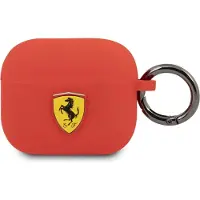 Ferrari -Silikonhülle für Airpods 3 - Rot