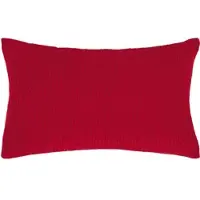 PAD Dekokissen "Fashion", rot, unifarben, B:30cm L:40cm, Polyester, Dekokissen_Sitzkissen_Kissenhüllen, Dekokissen, aus einer italienischen Fashionweberei