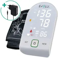 Evolu Intelligent Oberarm-Blutdruckmessgerät mit beleuchtetem Display 1 St