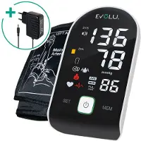 Evolu Intelligent Oberarm-Blutdruckmessgerät black mit Bewegungssensor + Arrhythmie-Erkennung 1 St