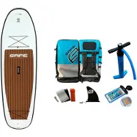 Safe Waterman Nautic 9´6´´ Aufblasbares Paddle-surf-set