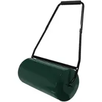 ECD-Germany Rasenwalze 50 L befüllbar, 59,5 cm breit, Ø31,5 cm, Stahl Gartenwalze zur Bodenverdichtung