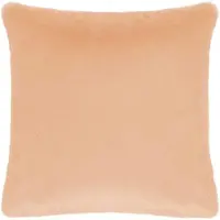 PAD Dekokissen "Gazelle", apricot, unifarben, B:60cm L:60cm, Polyester, Dekokissen_Sitzkissen_Kissenhüllen, Dekokissen, Kunstfell