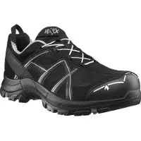 Haix Sicherheitshalbschuh Black Eagle Safety 41.1 low 610003 S1P ESD SRC DGUV Gr. 49 schwarz/silber