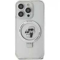 Karl Lagerfeld Klhmn61hmrskch Iphone 11xr 6.1 Biały Ring Stand Karl&choupettte Handyhülle
