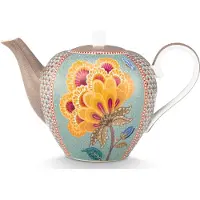 Pip studio Teekanne Home Teekanne Large Blooming Tales Fantasy Khaki-Blue