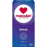 Masculan - Dotted Kondome 10 St