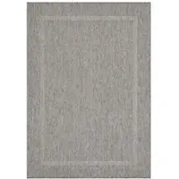 KADIMA DESIGN Küchenteppich Uni Robust Waschbar Strapazierfähig Terrasse Garten Grau 160x230 cm OEKO-TEX Schadstoffgeprüft – ALSTER von