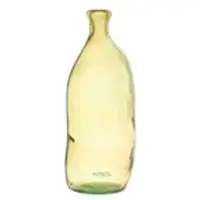 Möbel Kraft Vase , braun , Glas , Maße (cm): B: 15 H: 36