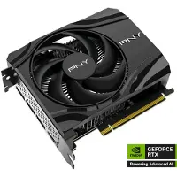 PNY GeForce RTX 5060 Single Fan, GeForce RTX 5060, 8 GB, GDDR7, 128 Bit, 7680 x 4320 Pixel, PCI Express x8 5.0