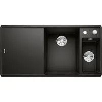 BLANCO Granitspüle "AXIA III 6 S-F" 1 Stk. tlg. inklusive gratis Glasschneidebrett und Edelstahl-Schale