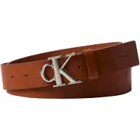 Calvin Klein Ledergürtel "CK BUCKLE SMOOTH 35MM" Größenverstellbar mit Metallschließe