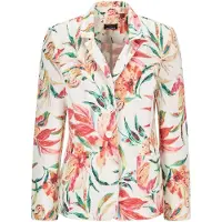 Goldner Jackenblazer "Jacquardblazer mit Waffelstruktur" Jaquardware mit Stretch bedruckt