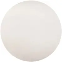 KADIMA DESIGN TEPPICH Kurzflor Waschbar LECH in Creme, einfarbig, Ø 160 cm