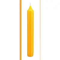 Kopschitz Kerzen Kerzen Leuchterkerzen Gelb (Goldgelb), 190 x 21 mm, 48 Stück