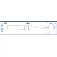 Hikoki Hüco Zündleitungssatz [Hersteller-Nr. 134236] für Chevrolet, Daewoo