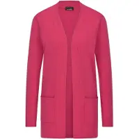 Goldner Strickjacke "Kurzgröße Elegante Strickjacke mit Kaschmir" mit Kaschmieranteil