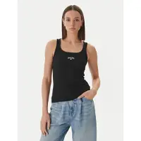 GUESS Jeans Top W6GPZ2 KA0H1 Schwarz Slim Fit 38