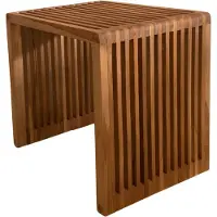 Axi Liane Beistelltisch aus Teak Holz | Kleiner Tisch für Garten, Balkon, Terrasse aus Teakholz | Couchtisch / Gartentisch 40 x 35 x 40 cm