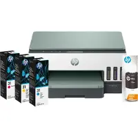 HP Smart Tank 7007 + 1 zusätzlicher Satz Reservetintenflaschen