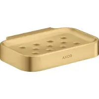 Hansgrohe Seifenschale Axor Universal Circular brushed gold optic