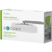 Nedis Projektorhalterung - Vollbeweglich - 10 kg - drehbar - kippbar - Stahl - Silber