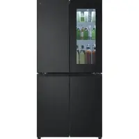 LG InstaView GMV860EPDE, Freistehend, Mehrtürig, Schwarz, 4 Tür(en), Berührung, Innen