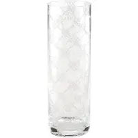 JOOP! Vase Allover, Transparent, Glas, zylindrisch, 30 cm, Made in Germany, mundgeblasen, Dekoration, Vasen, Glasvasen