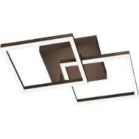 FABAS LUCE Moderne LED-Deckenleuchte BARD 39W Corten 3394-22-361