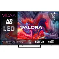 Salora FOD32HV, 81,3 cm (32"), 1366 x 768 Pixel, LED, Smart-TV, WLAN, Schwarz