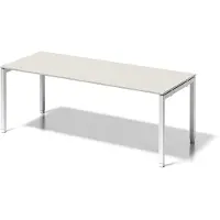 Bisley Schreibtisch Cito Maße: 200 x 65-85 x 80 cm (B x H x T) 3-Schicht-Spanplatte, melaminharz Farbe der Tischplatte: grauweiß