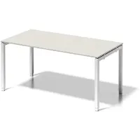 Bisley Schreibtisch Cito Maße: 160 x 65-85 x 80 cm (B x H x T) 3-Schicht-Spanplatte, melaminharz Farbe der Tischplatte: grauweiß