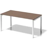 Bisley Schreibtisch Cito Maße: 160 x 65-85 x 80 cm (B x H x T) 3-Schicht-Spanplatte, melaminharz Farbe der Tischplatte: nußbaum