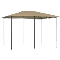 Syfax Pavillon 3x4x2,6 m Taupe 160 g/m²