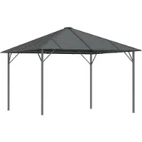 Syfax Pavillon mit Dach 3x3 m Anthrazit
