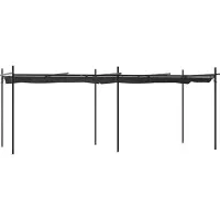 Syfax Pergola mit Schiebedach Anthrazit 589x292x230 cm