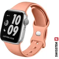 Swissten Silicone Band for Apple Watch 38/40/41 mm Orange Pink