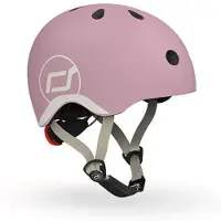 Scoot & Ride Kinderhelm XXS-S (45-51 cm) mit LED-Licht, Magnetverschluss und Größeneinstellrad