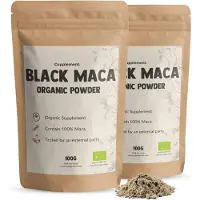 Cupplement - Bio Maca Schwarz Pulver Kombipack 200 g