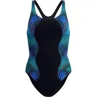 Speedo Printed Medalist Badeanzug Damen 46