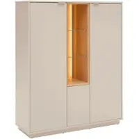 Premium Living Highboard Velasca Eichefarben/Kaschmir