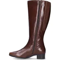 Jj footwear Damenstiefel Lugano Cognac Wadengröße N/1XW-Schuhgröße 44