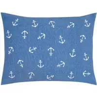 PAD Dekokissen "PIMP", steel blau, gemustert, B:40cm L:30cm, Baumwolle, Dekokissen_Sitzkissen_Kissenhüllen, Dekokissen, Embroidery